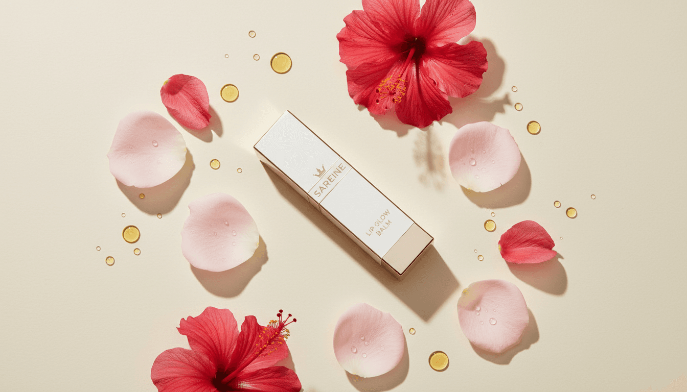 Detailed view of Sareine Lip Balm ingredients